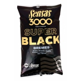 Sensas 3000 zaneta super black bremes (czarny leszcz) opak 1kg zanęta