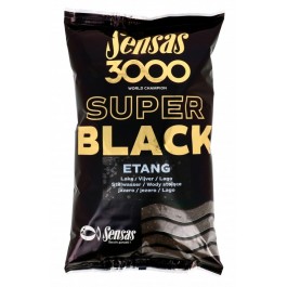 SENSAS 3000 ZANETA SUPER BLACK ETANG (CZARNE WODY STOJĄCE) 1KG