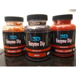 MAXCarp 3D Red Salmon-Strawberry 150ml. ENZYME DIP NATUR- EXCLUSIV . 3D-RSS--S-151